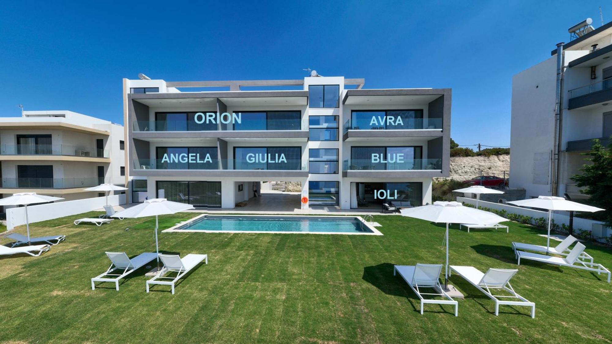 Aquarama Pool Apartments Ixia  Ngoại thất bức ảnh